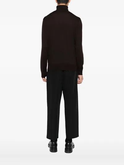 Tom Ford Crew Neck Sweater In Black