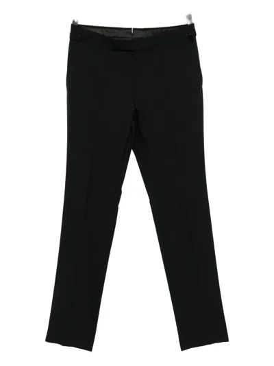 Tom Ford Fluid Twill Pant In Black