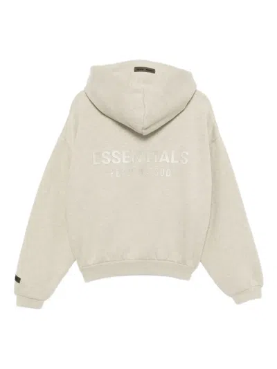 Essentials Classic Fleece Zip-up Hoodie In Neutral