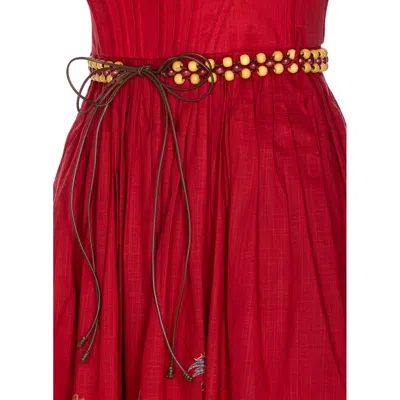 Zimmermann Rhiannon Belted Paisley-print Cotton-voile Midi Dress