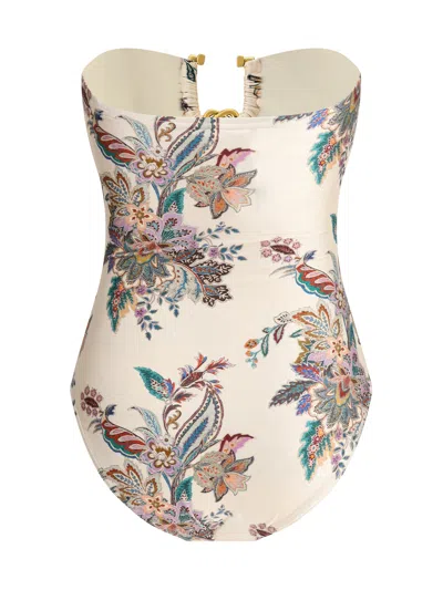 Zimmermann Rhiannon Hardware-detailed Strapless One-piece Swimsuit