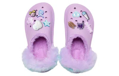 Crocs X Aespa Stomp Faux Fur Lined Clog