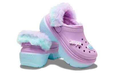 Crocs X Aespa Stomp Faux Fur Lined Clog