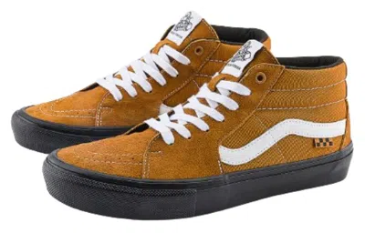 Vans Skate Grosso Pig Suede 'brown Black White' In Multi