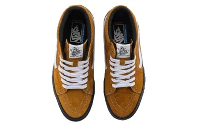 Vans Skate Grosso Pig Suede 'brown Black White' In Multi
