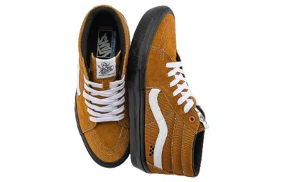 Vans Skate Grosso Pig Suede 'brown Black White' In Multi