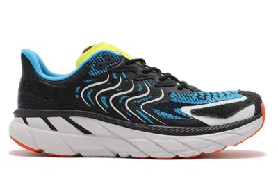 Hoka One One Clifton Ls 'black Diva Blue' In Multi