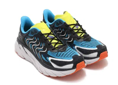 Hoka One One Clifton Ls 'black Diva Blue' In Multi