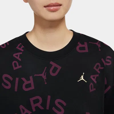 Air Jordan (wmns)  X Psg Boxy T-shirt 'black'