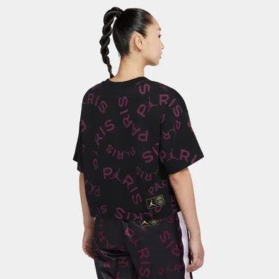 Air Jordan (wmns)  X Psg Boxy T-shirt 'black'