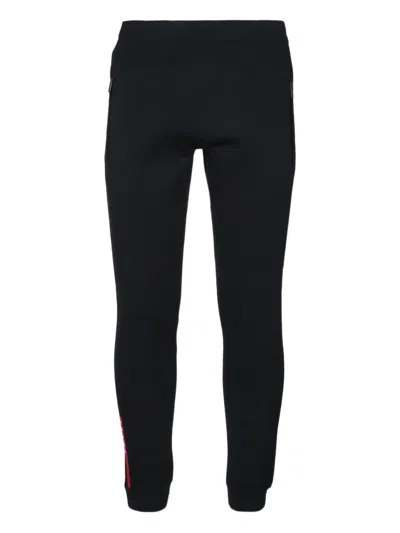 Prada Zip-pocket Sweatpants In Black