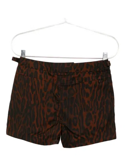 Tom Ford Swim Short In Brown