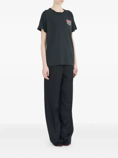 Maison Margiela Bingo-print Cotton T-shirt Clothing In Black