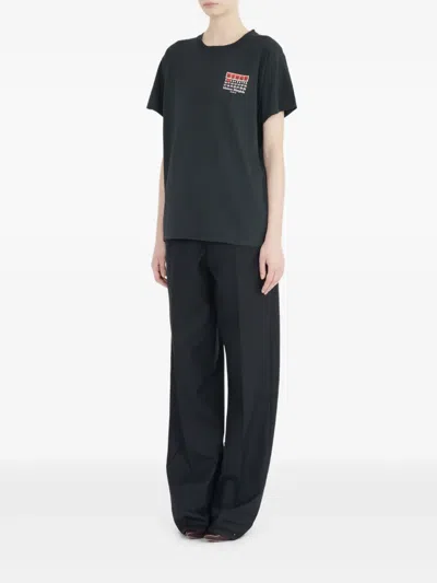 Maison Margiela Bingo-print Cotton T-shirt Clothing In Black