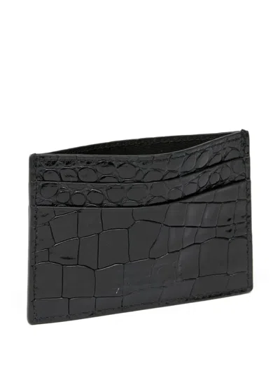 Mm6 Maison Margiela Kartenetui Mit Kroko-prägung