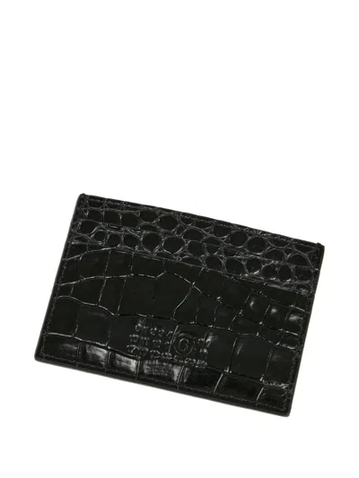 Mm6 Maison Margiela Kartenetui Mit Kroko-prägung