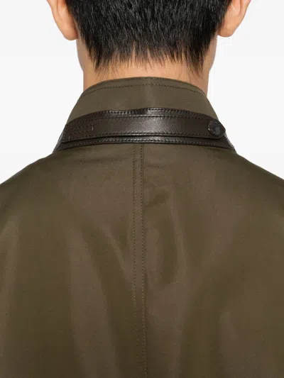 Tom Ford Four-pockets Military Jacket In Brown