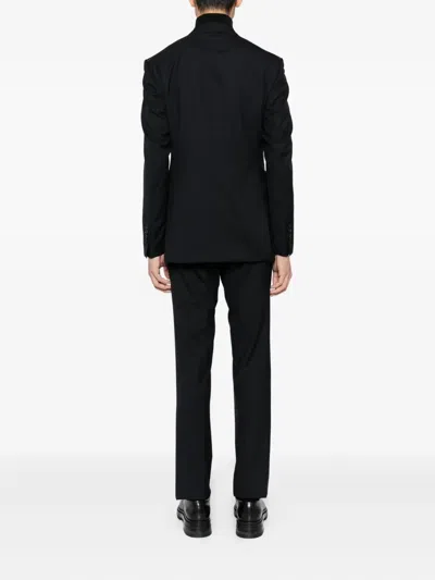 Tom Ford Shelton Single-breasted Wool Suit In Black