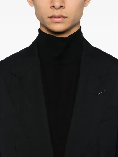Tom Ford Shelton Single-breasted Wool Suit In Black