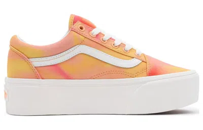 Vans (wmns)  Old Skool Stackform Shoes 'orange White' In Multi