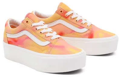 Vans (wmns)  Old Skool Stackform Shoes 'orange White' In Multi