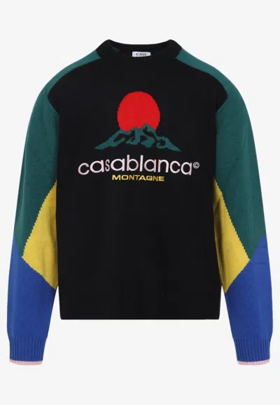 Casablanca Crewneck Merino Wool Jumper
