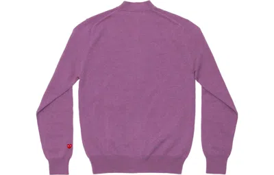 Comme Des Garçons Play Comme Des Garcons Play Cardigan Pastel Series Sleeve Heart 'purple'