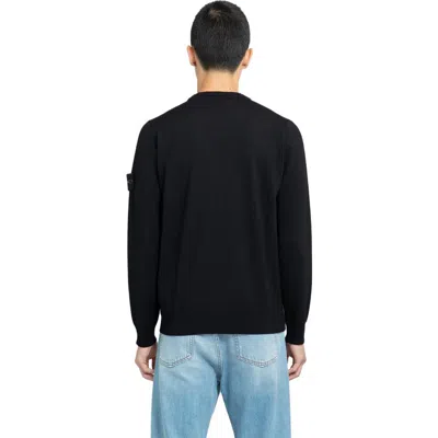 Stone Island Logo Patch Wool Sweater