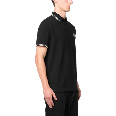 Stone Island Polo Shirt In Black
