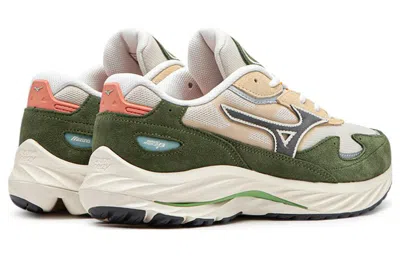 Mizuno Sports Style Wave Rider 'white Green' In Multi