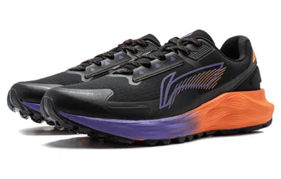 Li-ning Royal Wind 'black Orange Purple' In Blue