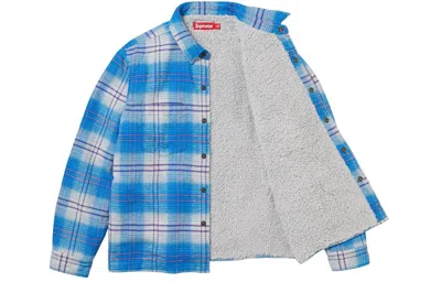 Supreme Fw23 Week12 Fw23 Lined Jacket 'blue'