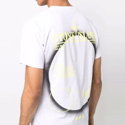 Stone Island Airbrushed Cotton T-shirt 'white'