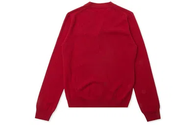 Comme Des Garçons Play Comme Des Garcons Play Cardigan Red Emblem 'red'