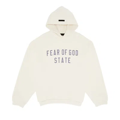 Pre-owned Essentials Fear Of God  Fleece Hoodie 'shell'