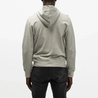 Comme Des Garçons Play Comme Des Garcons Play Zip Hooded Sweatshirt With Black Family Heart 'grey' In Gray