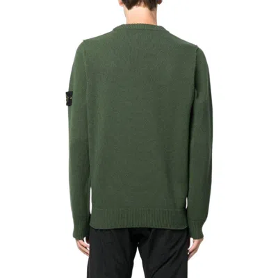 Stone Island Classic Badge Sweater 'green'