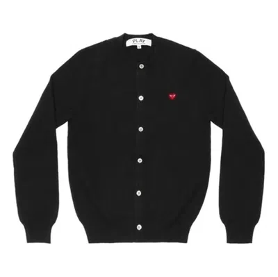 Comme Des Garçons Play (wmns) Comme Des Garcons Play Cardigan With Small Red Heart 'black'