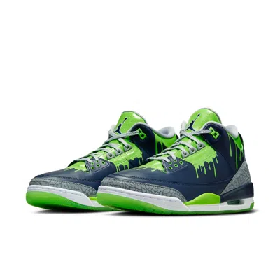 Air Jordan 3 Retro X Doernbecher Xix 'navy Green'