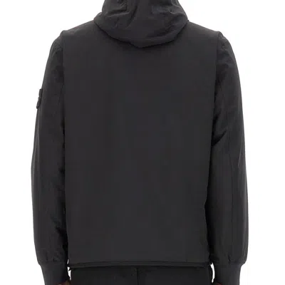 Stone Island Waffen Patch Shell R Hooded Jacket 'black'