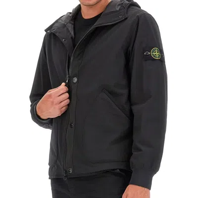Stone Island Waffen Patch Shell R Hooded Jacket 'black'