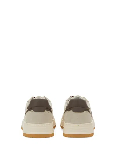 Hogan H630 Leather Sneakers In Neutral