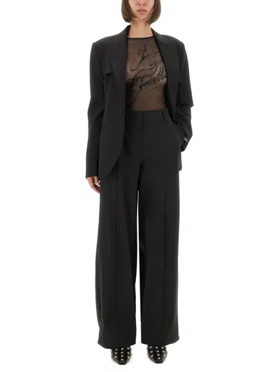 Jean Paul Gaultier Pants With Stirrup In Black