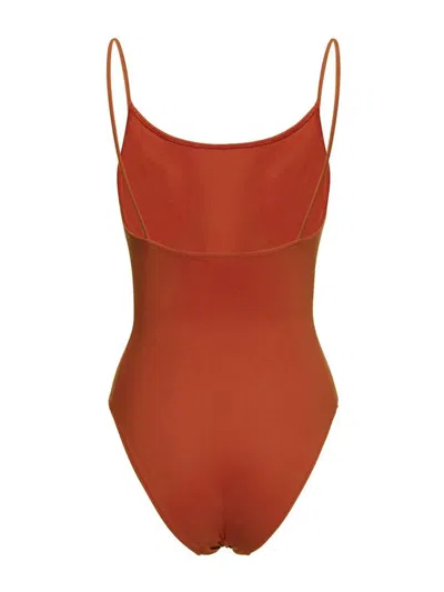 Lido Uno One-piece Swimsuit In Red