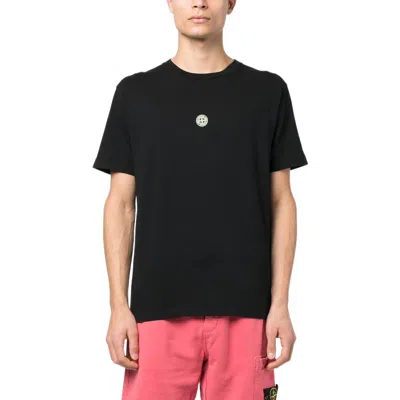 Stone Island Plain Logo T-shirt 'black'