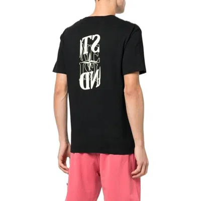 Stone Island Plain Logo T-shirt 'black'