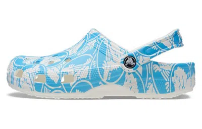 Crocs Classic Duke Print Clog In Blue