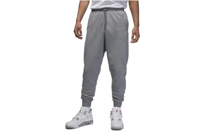 Air Jordan Essentials Loopback Sweatpants 'grey' In Gold