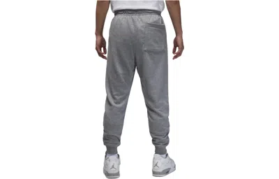 Air Jordan Essentials Loopback Sweatpants 'grey' In Gold