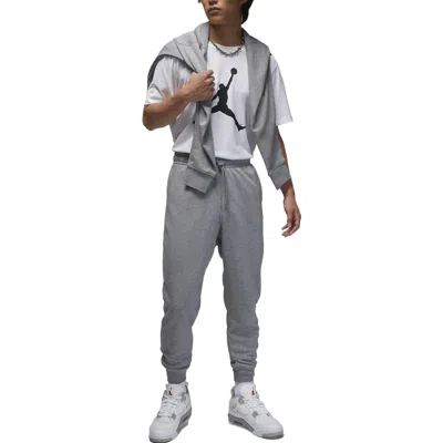 Air Jordan Essentials Loopback Sweatpants 'grey' In Gold